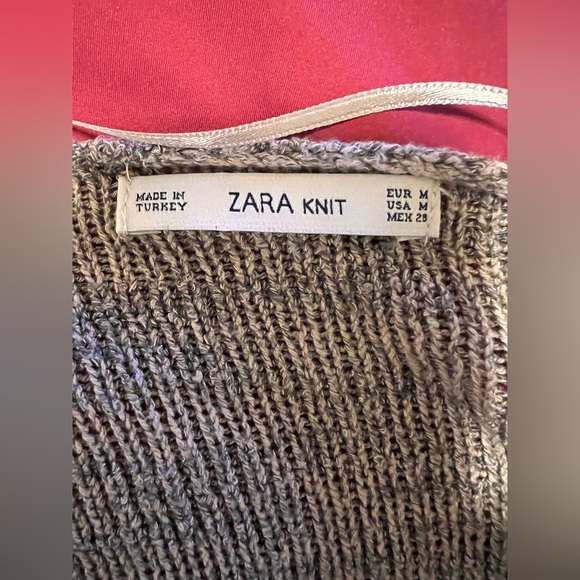 Zara Knit Slouchy Sweater, Size M - Picture 5 of 5